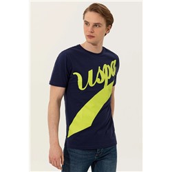 Erkek Lacivert Bisiklet Yaka Tişört