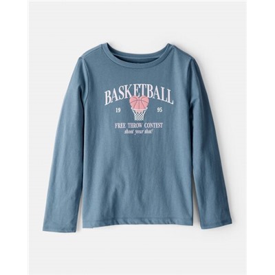 Girls Paris Long-Sleeve Graphic Tee - Ivory