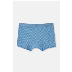 Dagi Açık Mavi-Mavi 2'li Desenli Micro Modal Boxer
