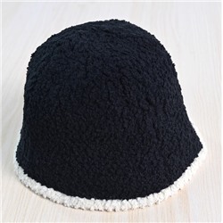 Модная твидовая повседневная зимняя панама контрастного цвета