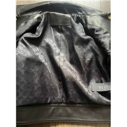 Вау! Такое я вижу впервые 😍  Женская кожаная куртка   Coac*h   Натуральная овчина