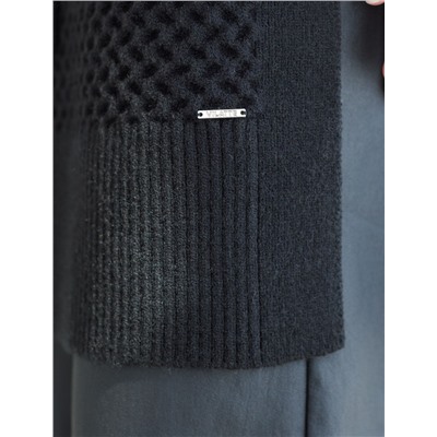 Удлиненный жилет из пряжи с кашемиром