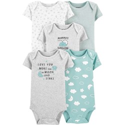 5-Pack Floral Original Bodysuits