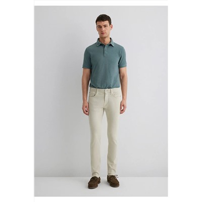 Mavi James Ekru Comfort Gabardin Pantolon 0042431024
