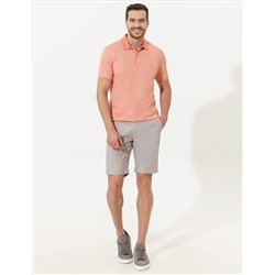 Gri Regular Fit Bermuda Şort