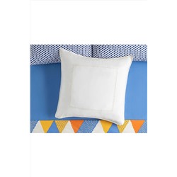 English Home Direct Message Bohemio Parça Yıkamalı Tekli Yastık Kılıfı 70x70 Cm Krem 10036948
