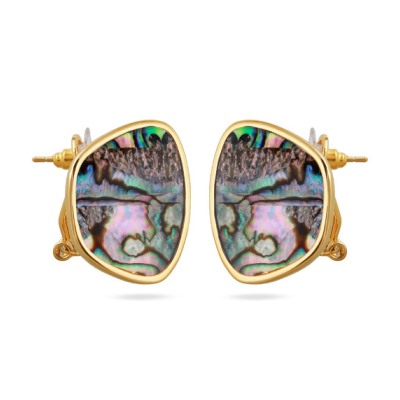 Серьги Амфитрита (гелиотис; покрытие золото), Есть комплект