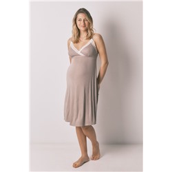 Camisón "maternity" tirantes encaje