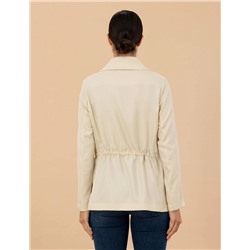 Krem Regular Fit Ceket