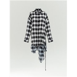 Платье-рубашка миди в клетку, PL1615/wivien
