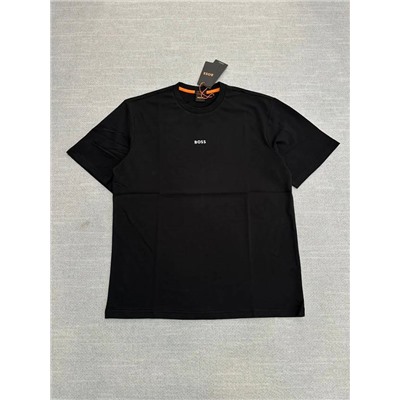 Базовая футболка с небольшим вышитым логотипом  (5 цветов ) ХУГ*О