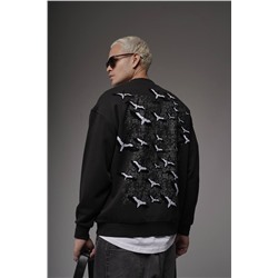 Свитшот  журавли