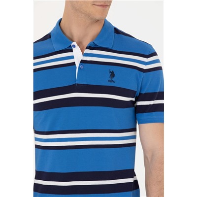 Erkek Saks Polo Yaka Tişört