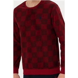 Erkek Bordo Pijama Takımı