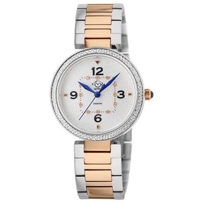 GV2 by Gevril  Piemonte Diamond Quartz White Dial Women's Watch
