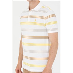 Erkek Beyaz Polo Yaka Tişört