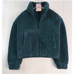 Женская зимняя, плотная, теплая, флисовая куртка-свитер