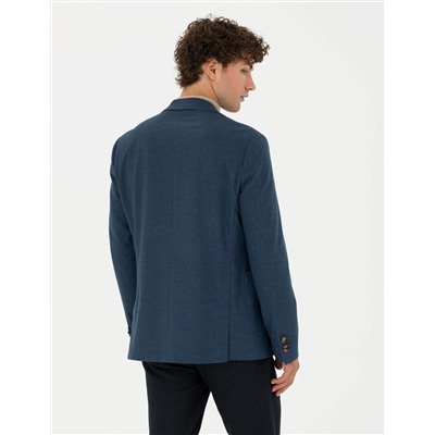 Lacivert Slim Fit Ceket