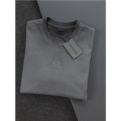 Крутая футболка из плотного хлопка 2 цвета Balenciag*a