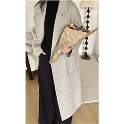 Женское шерстяное двубортные пальто  Модель 2024 года!