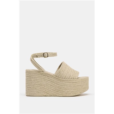 JUTE PLATFORM WEDGES