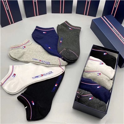 Низкие носки ТОММИ ХИЛФИГЕ*Р унисекс Набор из 5 пар