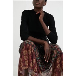 Vestido largo bimateria