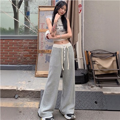 Женские комфортные штаны на шнуровке  в стиле Pol*o Ralp*h Laure*n