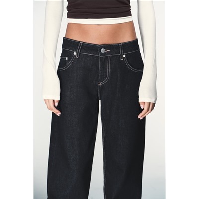 TRF LOW-RISE WIDE-LEG JEANS