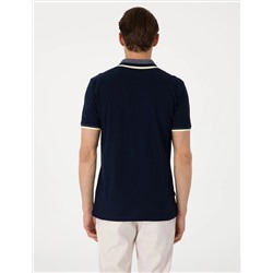 Lacivert Slim Fit Polo Yaka Tişört