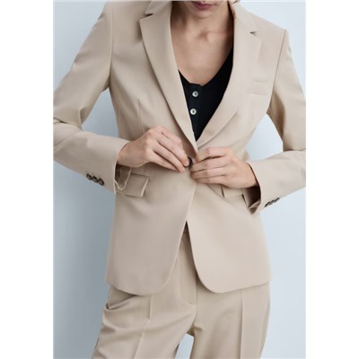 Blazer traje entallada