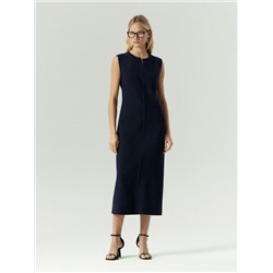 Платье-футляр макси, PL1636/madro