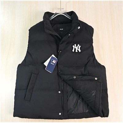 Свободный повседневный теплый жилет-пуховик с воротником-стойкой  МЛБи