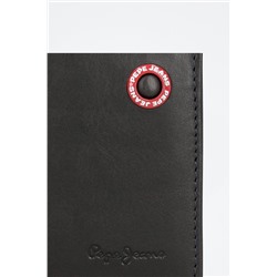 Tarjetero Badge Marrón