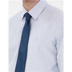 Açık Mavi Regular Fit Uzun Kollu Basic Gömlek