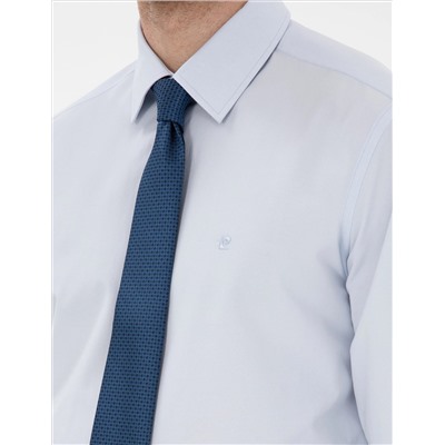 Açık Mavi Regular Fit Uzun Kollu Basic Gömlek