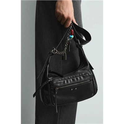 Небольшая сумка через плечо/кроссбоди унисекс с винтажным эффектом потёртости  Zar*a