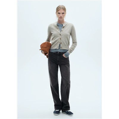 Jeans rectos tiro medio