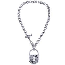 Кулон (покрытие родий) 50см, Есть комплект