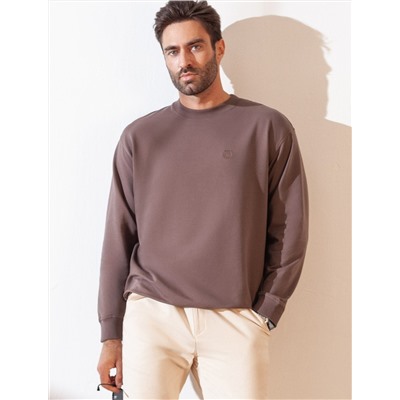 Джемпер из тонкого премиального футера с эластаном