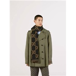 Двухсторонний шарф  Gucc*i  Унисекс модель