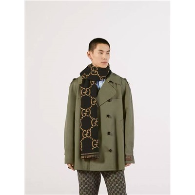 Двухсторонний шарф  Gucc*i  Унисекс модель