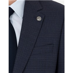 %100 Yün Lacivert Slim Fit Takım Elbise