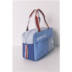 Neceser grande Snoopy azul estampado