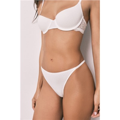 Pack 2 tangas tira algodón azul y amarilla