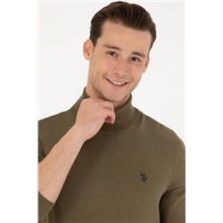 Erkek Haki Basic Kazak