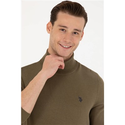 Erkek Haki Basic Kazak