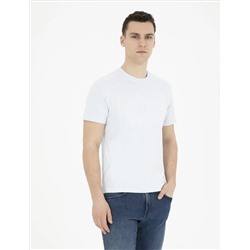 Açık Mavi Slim Fit Tişört