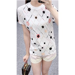 Женская футболка Chanel 🖤  2 цвета