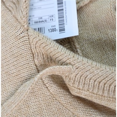 Женский шерстяной свитер грубой вязки с капюшоном и длинными рукавами TEENA*I WINTA*N